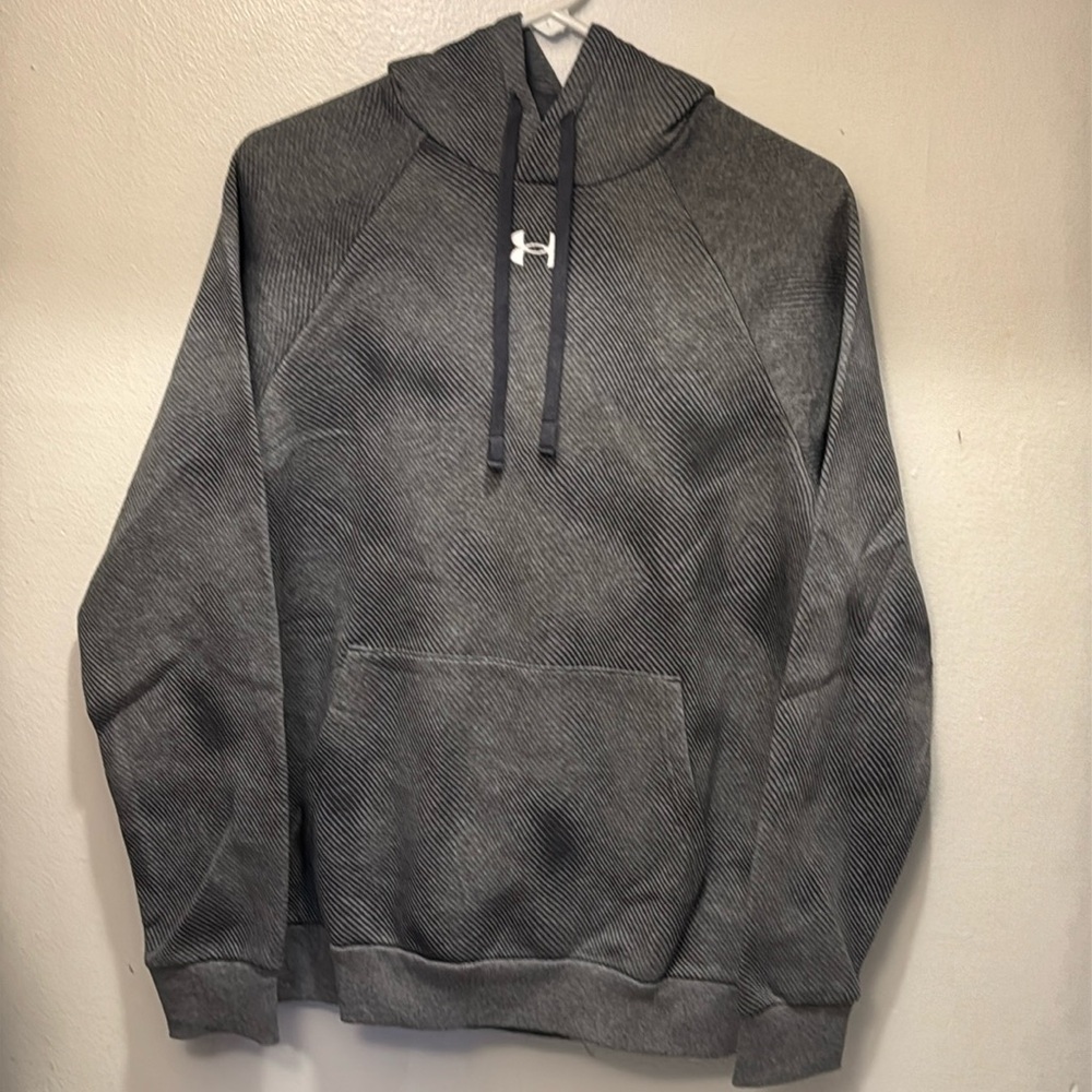 Under Armour Rival Fleece Grey Hoodie
